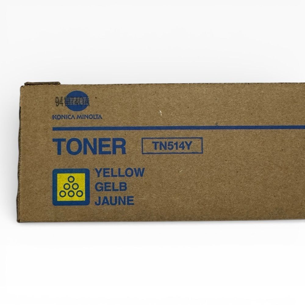 Konica Minolta A9E8230 TN514Y Genuine Toner, 26K pages, Yellow